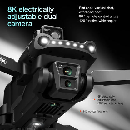 Xiaomi V198MAX GPS Drone 8K Professional Camera Aerial FPV Brush Laser Obstacle with Large Screen Remote Control Folding Dron