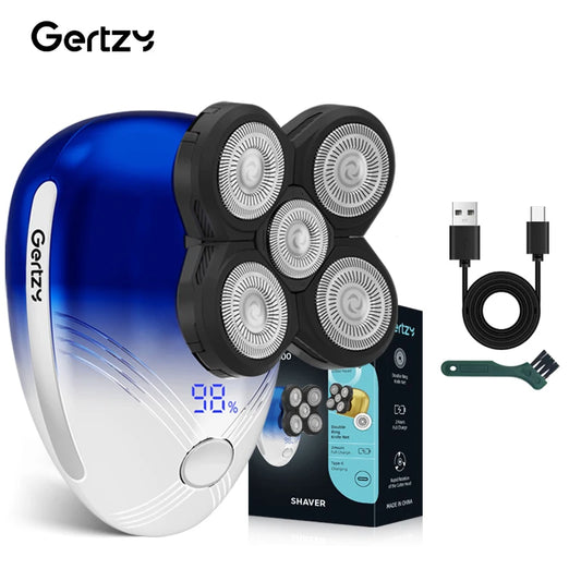 Ultimate men's cordless rechargeable electric shaver with rotating blades