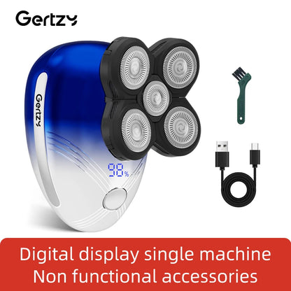Ultimate men's cordless rechargeable electric shaver with rotating blades