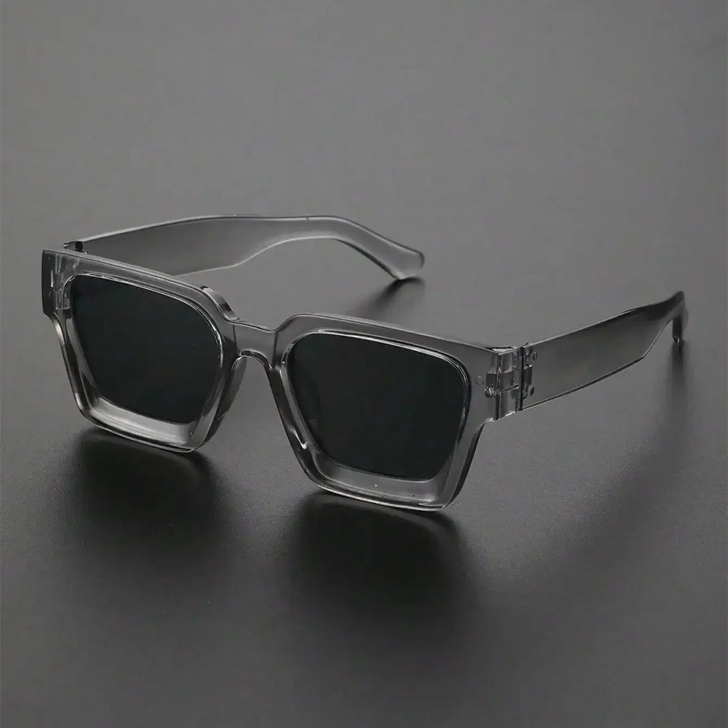 Retro Black Millionaire Shades Luxury Sunglasses 2025 For Men Designer Famous Brand Square Sun Glasses Man Women Sunglass