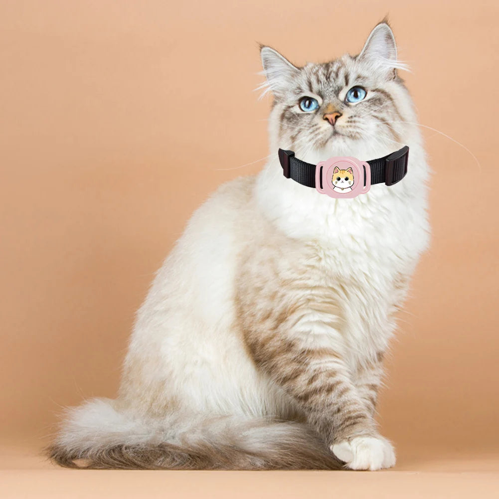 Smart Locator Bluetooth-compatible Real-time Tracking Dog Cat Collar Find Device Real-Time Global Location Tracker for Dogs Cats