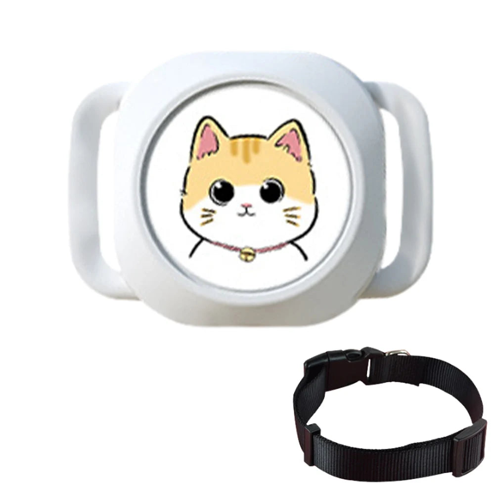 Smart Locator Bluetooth-compatible Real-time Tracking Dog Cat Collar Find Device Real-Time Global Location Tracker for Dogs Cats