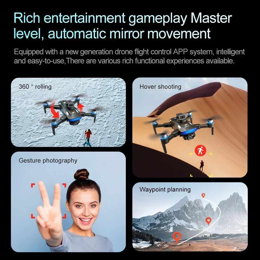 Xiaomi Mijia M6 Drone 8K Pro with 5G WIFI FPV 4K HD Camera Screen Remote Control for Professional Aerial Shots RC Children's Toy