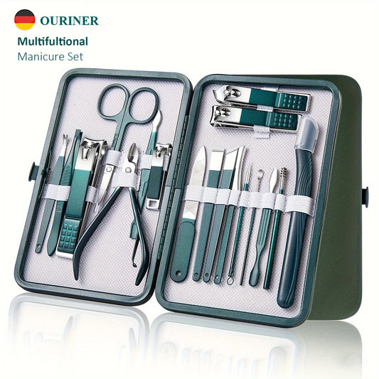 Professional 7/10/12/18 Piece Nail Care Kit Stainless Steel Manicure & Pedicure Set Nail