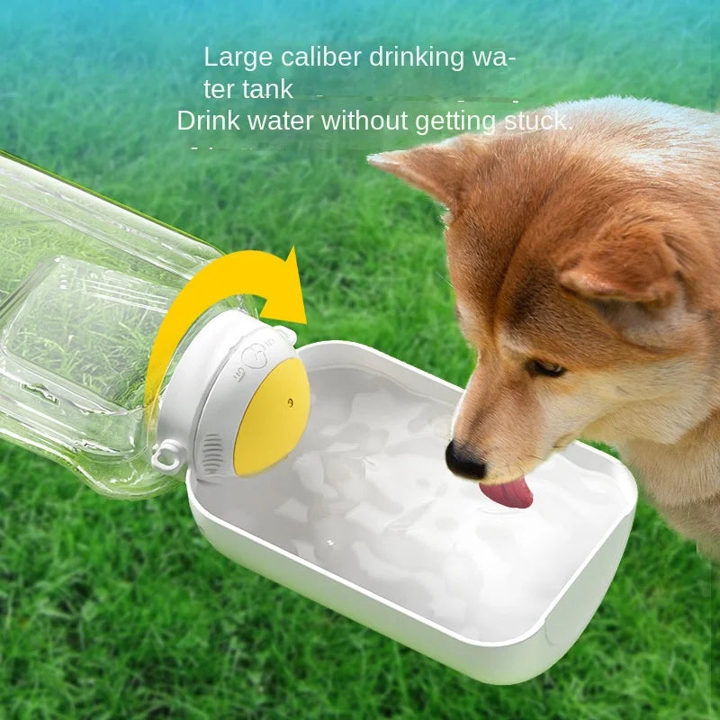 Large-capacity Outing Kettle  Pet Dog Water Cup  Tumbler  Teddy Dog walking Cup Dog Food Supplies