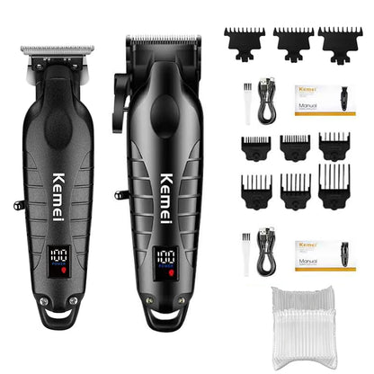 Kemei Hair Clipper Kit for Men, Electric Shaver, Hair Trimmer, Professional Cutting Machine,