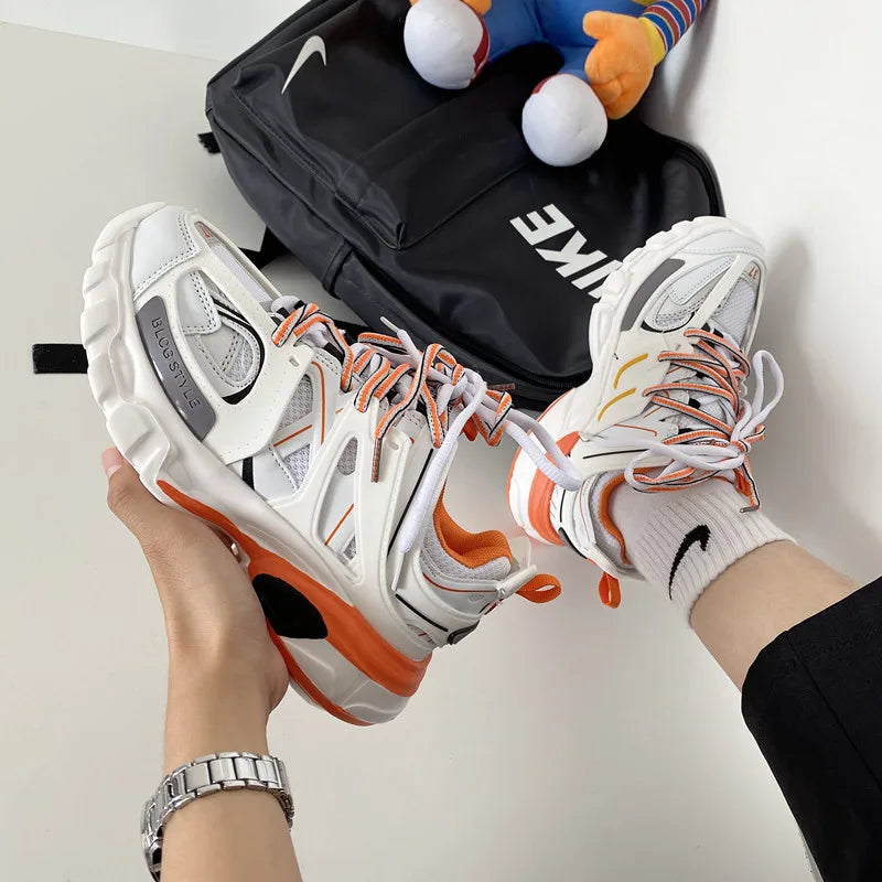 Luxury Shoes Chunky Sneakers for Men Women Brand Designer Casual Shoes Unisex Thick Sole Men Sneakers Girls Sports Shoes Zapatos