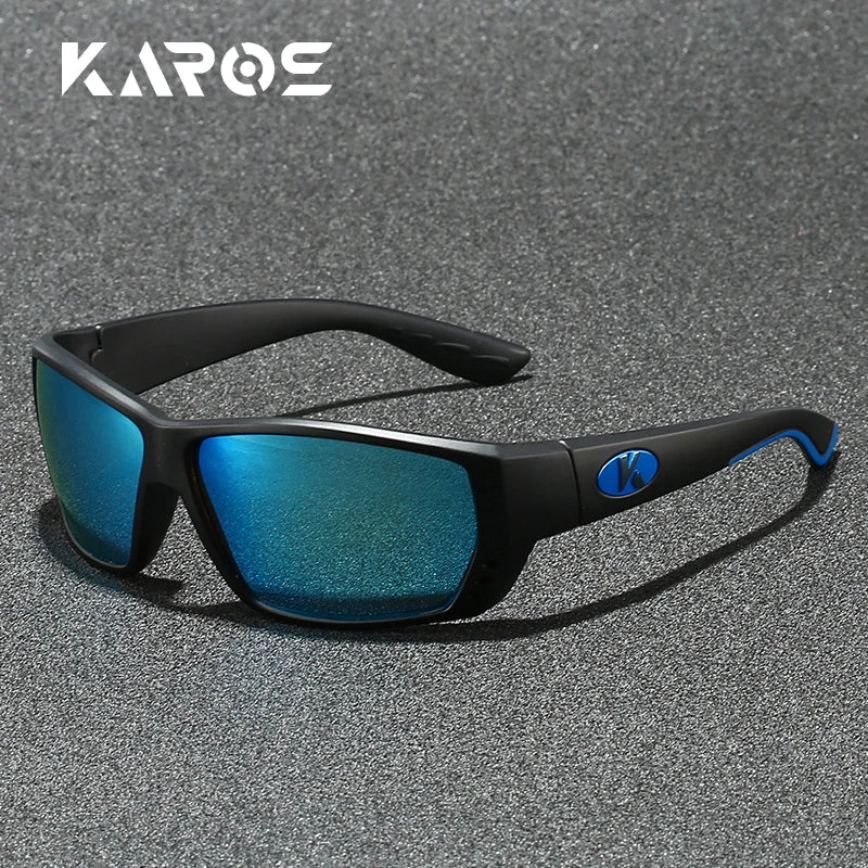 KAROS Men's Sports Polarized Sunglasses Cycling Fishing Sunglasses Mountain Biking Outdoor Sports Fishing Glasses