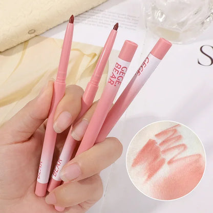 Lipstick Pen Matte Nude Lip Liner Pencil Set Waterproof Lasting Velvet Contouring Lips Makeup Cosmetics