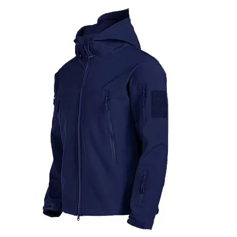 Men's Winter Autumn Softshell Fleece Jackets Waterproof Outdoor