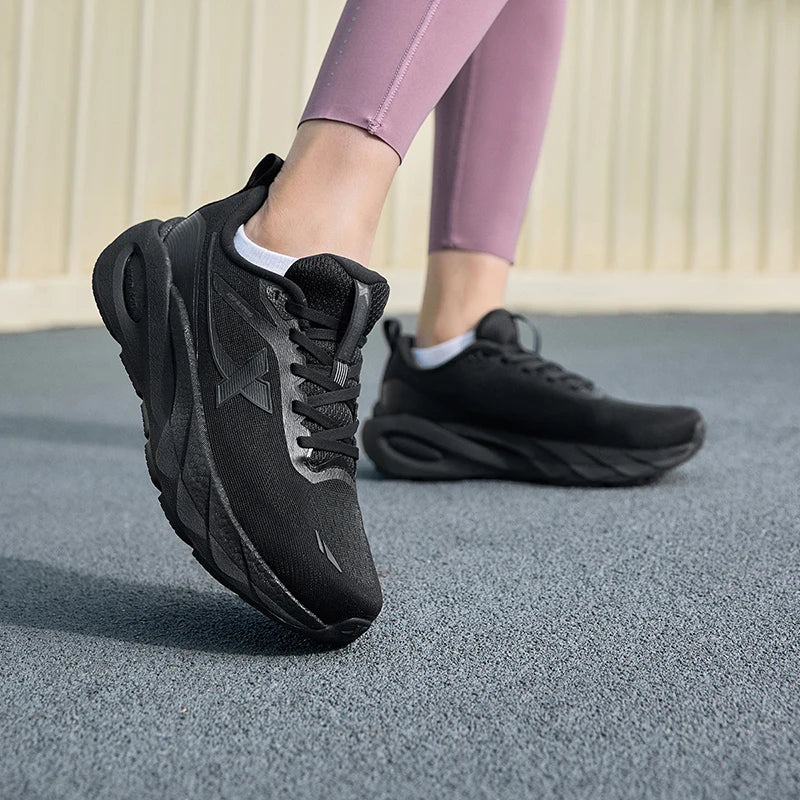 Xtep Lingbu 2.0 Running Shoes Female 2025 Spring ACE Support Feather Foam Sports Shoes  Stability Advanced Sneakers 875118110002