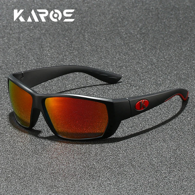 KAROS Men's Sports Polarized Sunglasses Cycling Fishing Sunglasses Mountain Biking Outdoor Sports Fishing Glasses