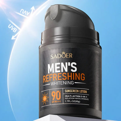 Men's Sunscreen for Face Neck Body Solar Blocker for Men Protector Solar UV Protection