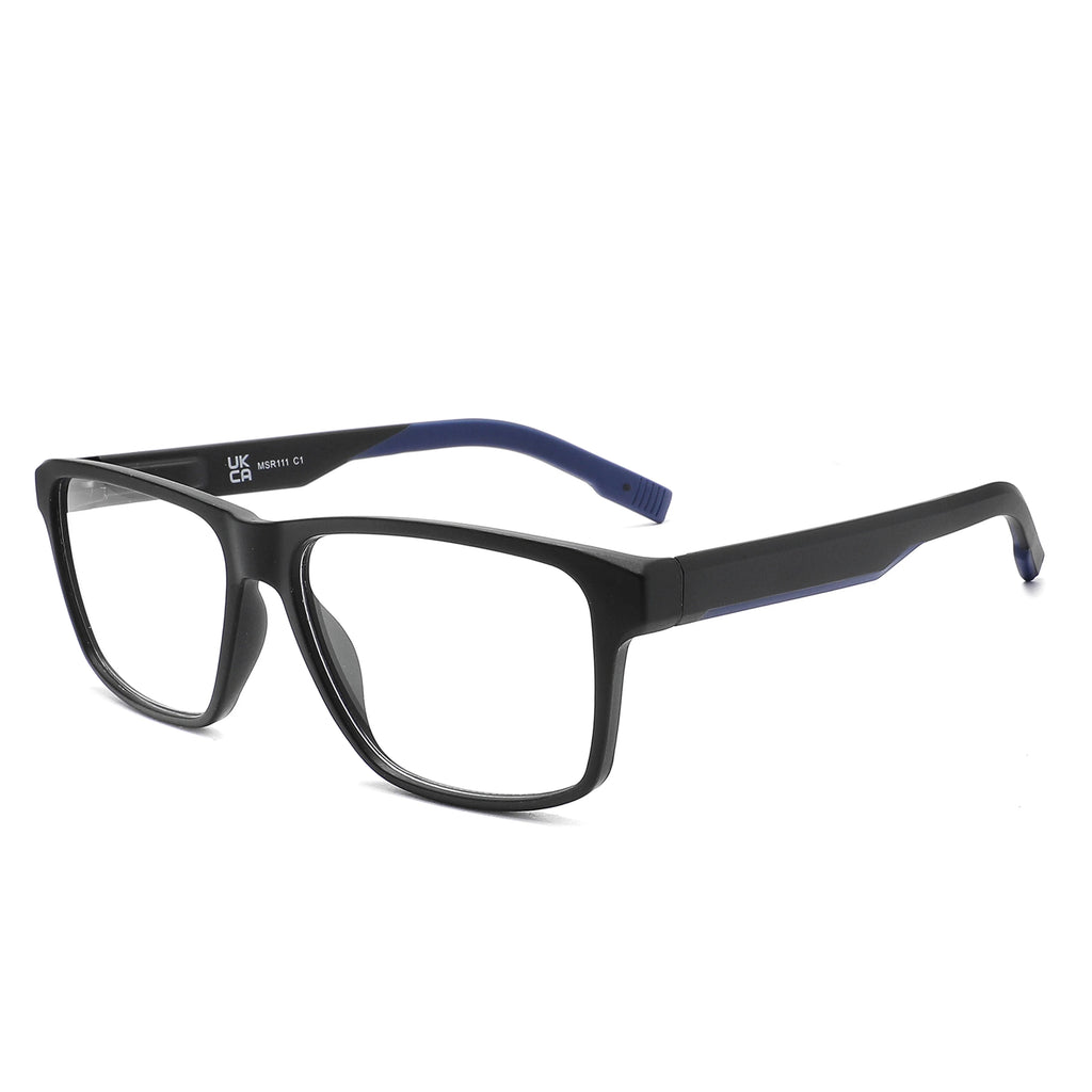 MODFANS Oversized Blue Light Reading Glasses Men Large Readers XL Big Head Eyeglasses For Women Wide Frame With Spring Hing