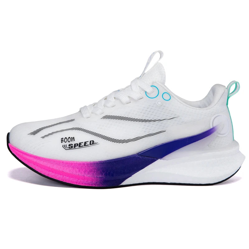 The New Carbon Board Running Shoes Are Suitable For Men And Women Shock Absorption Breathable Marathon Running Shoes