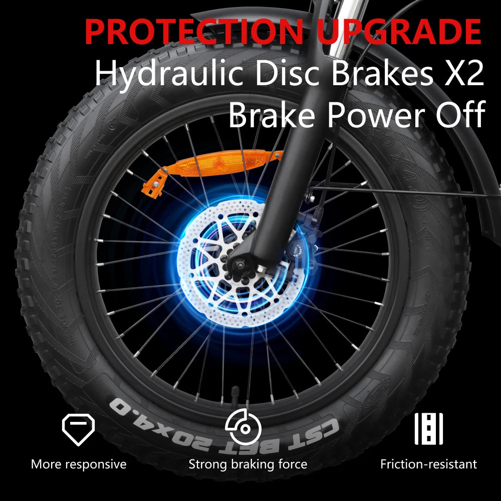 HX Q3 e bike 2000W electric bike 48V 20AH Adult E bike 20Inch Tire Off-Road fatbike City Electric bicycle  Mountain e bikes