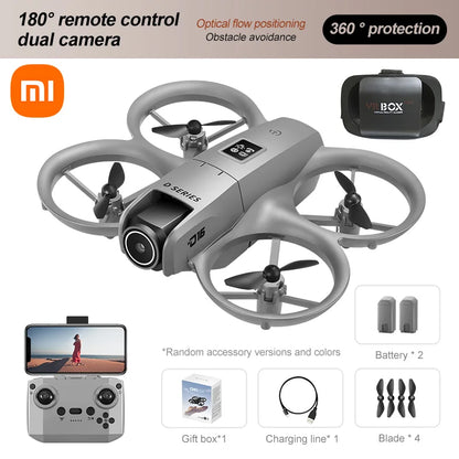 Xiaomi D16 Drone Bushless Motor 8K HD Aerial Profesional With VR Glasses Helicopter Optical Flow GPS Positioning Avoidance Drone