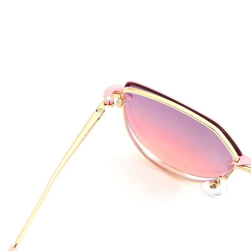 Cat Eye Flip on Sunglasses Women Anti Blue Light Glasses Frames Polarized Magnetic Clip Ladies Fashion Computer Eyeglasses 7002