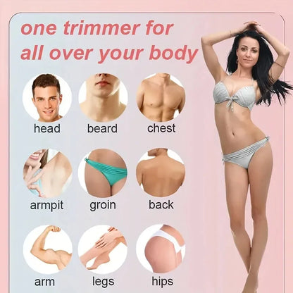 Women's razor, household full-body USB electric hair removal instrument