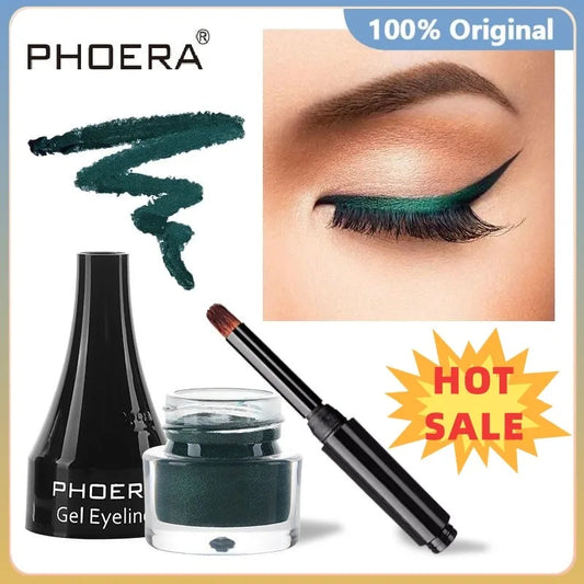 10Colors Eyeliner Gel Quick Dry Lasting Eye Liner Cream With Brush Eyes Makeup Waterproof