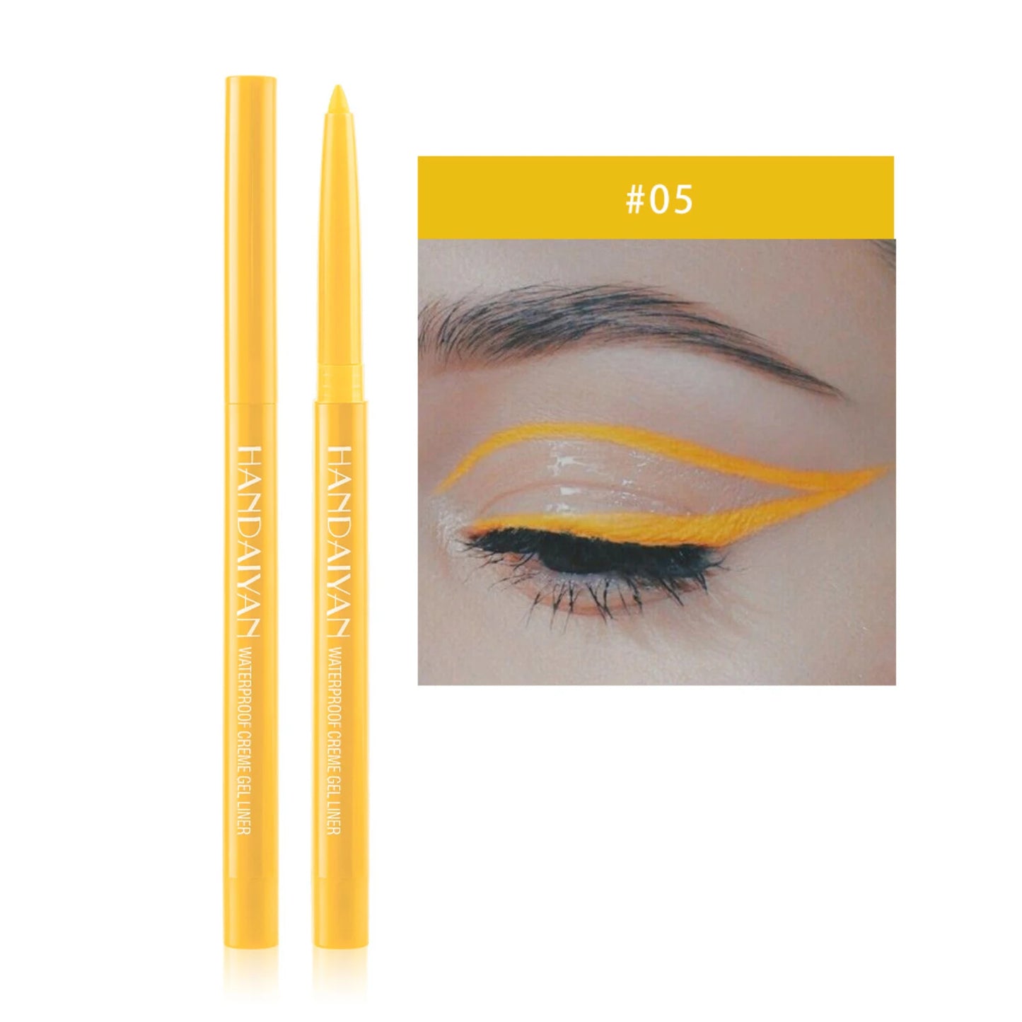 10Colors Eyeliner Gel Quick Dry Lasting Eye Liner Cream With Brush Eyes Makeup Waterproof