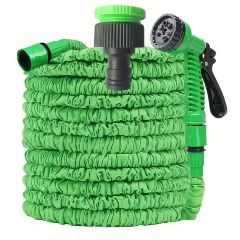 25ft -200ft retractable magic hose, high-pressure car washing device, water gun, household garden watering hose, garden water