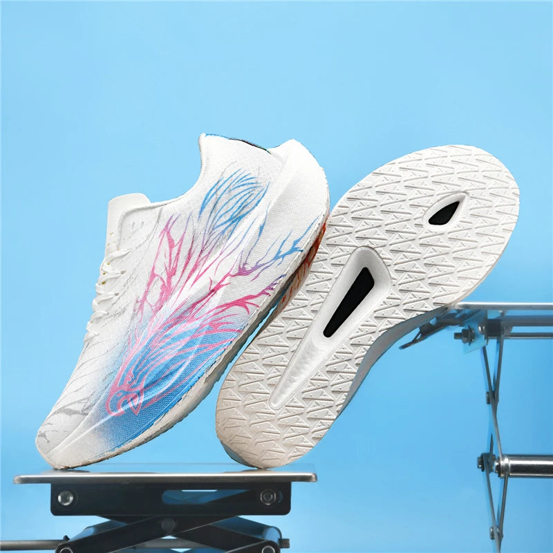 Marathon Running Shoes Men Women Road Jogging Supercritical E-TPU Cushioning Sports Training Shoes Mesh Light Comfy Sneakers Men