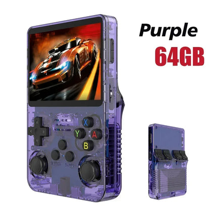 256G Open Source R36S Video Game Console Linux System 3.5 Inch IPS Screen Portable Pocket Video Player 64G/128G best Game gift