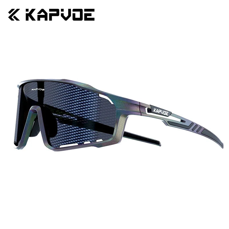 KAPVOE New Technology Nano Lenses Cycling Glasses Outdoor Sports Sunglasses Men Women Road Bike MTB Bicycle UV400 Hiking Goggles