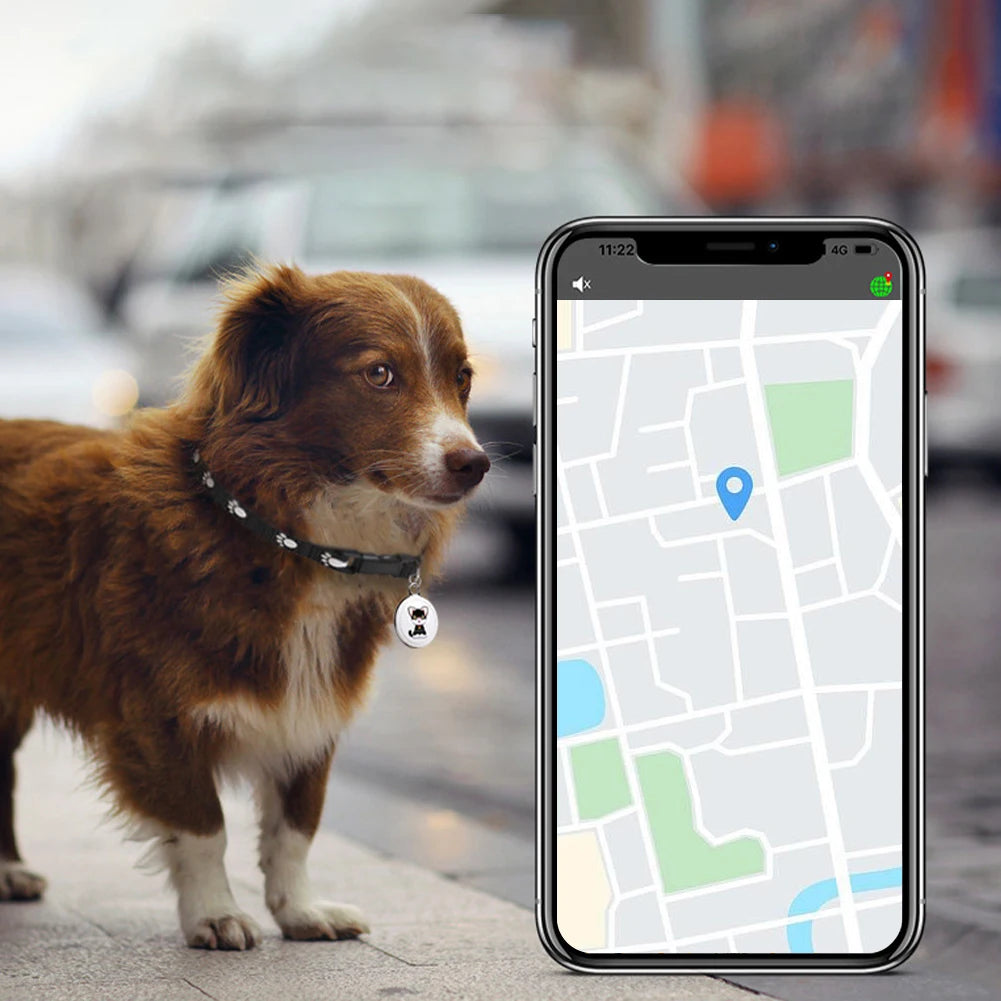 Anti-Lost GPS Tracker Locator Finder Bluetooth-compatible GPS Tracking Device Waterproof Smart Activity Tracker for Dogs Cats