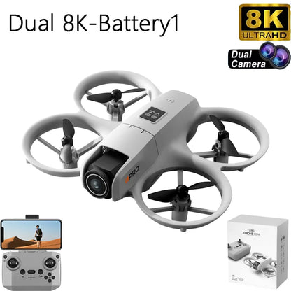 i1PRO NEW Mini Drone Professional 8K HD Camera WIFI Brushless FPV With Flow Screen Remote Control Avoidance Aerial UAV Toys Gift