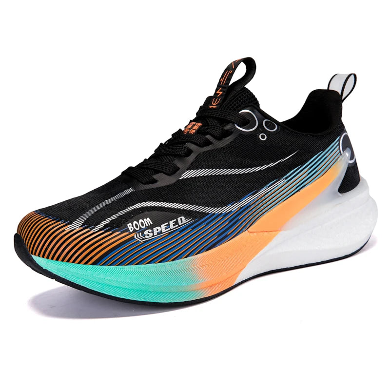 The New Carbon Board Running Shoes Are Suitable For Men And Women Shock Absorption Breathable Marathon Running Shoes