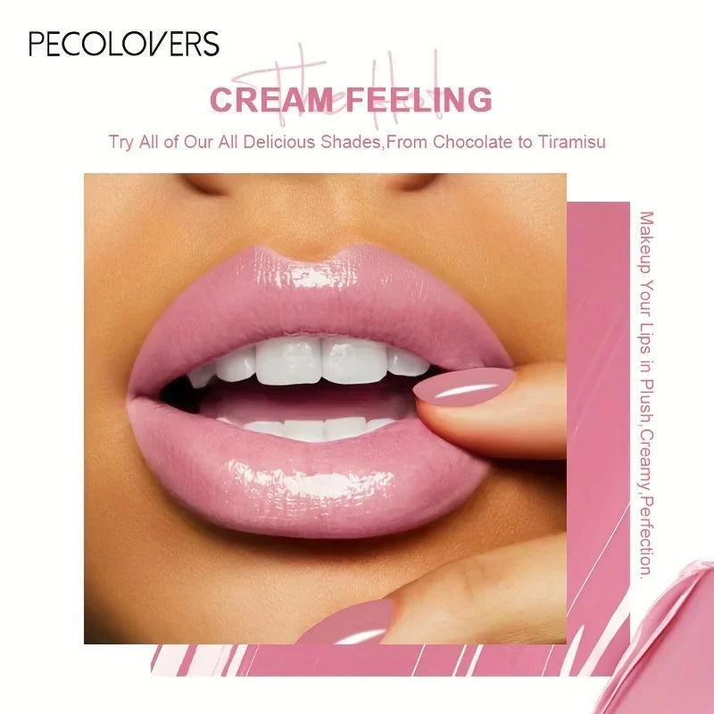 Lip Gloss Long Lasting Nude Lip Makeup Hydrating Lip Gloss with Essential Oil Liquid Lipstick