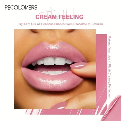Lip Gloss Long Lasting Nude Lip Makeup Hydrating Lip Gloss with Essential Oil Liquid Lipstick