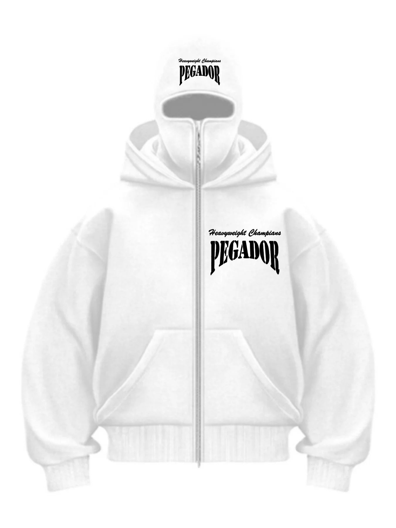 New men's and women's casual sportswear for autumn and winter 2025, with hooded face mask design and warm design