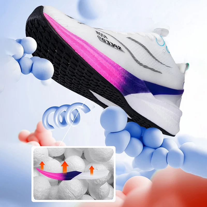 The New Carbon Board Running Shoes Are Suitable For Men And Women Shock Absorption Breathable Marathon Running Shoes