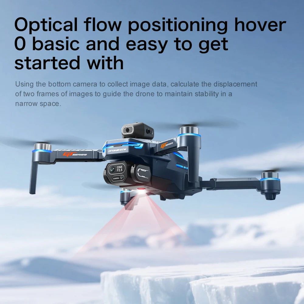 2025 New GT8 Drone GPS 8K Professional HD Dual Cameras 5G WIFI Brushless Motors 360° Obstacle Avoidance Foldable Quadcopter Toys