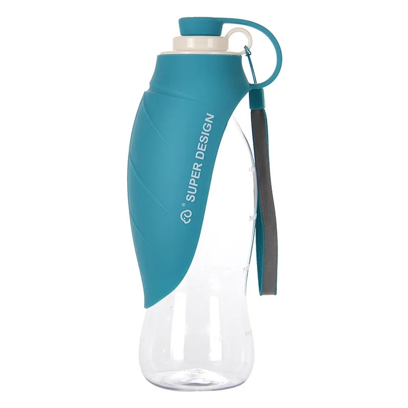 OUZEY 580ml Dog Water Bottle Outdoor Dog Walking Portable Foldable Drinking Bowls For Small Medium Dogs Pet Suppliws