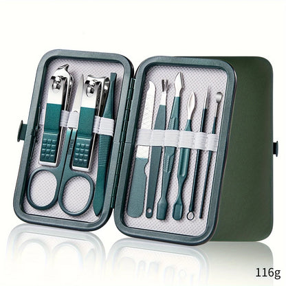 Professional 7/10/12/18 Piece Nail Care Kit Stainless Steel Manicure & Pedicure Set Nail