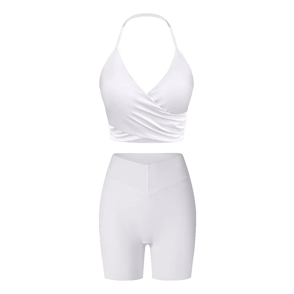 2PCS Yoga Suit Sports Set Women Tracksuits Gym Set Women Running Training Flared Pant Long Sleeve Sports Shirt Workout Clothing