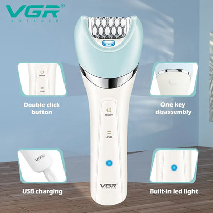 VGR Epilator 5 In 1 Electri Women Epilator Female Shaver