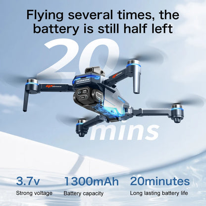 2025 New GT8 Drone GPS 8K Professional HD Dual Cameras 5G WIFI Brushless Motors 360° Obstacle Avoidance Foldable Quadcopter Toys