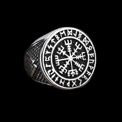 Gold Viking Ring Luxury Personality Fashion Lucky Anel for Men Gift Jewelry
