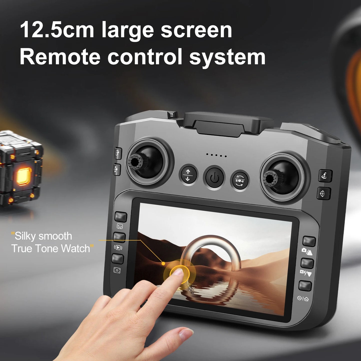 2025 S156 Screen Mini Drone With 90° Electric Adjustable 8K HD Camera WiFi Light Flow Drone Pocket Brushless RC Quadcopter Toy