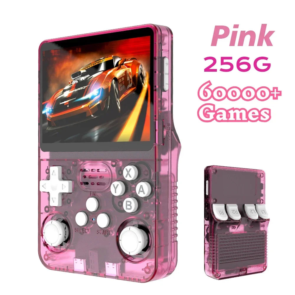 256G Open Source R36S Video Game Console Linux System 3.5 Inch IPS Screen Portable Pocket Video Player 64G/128G best Game gift
