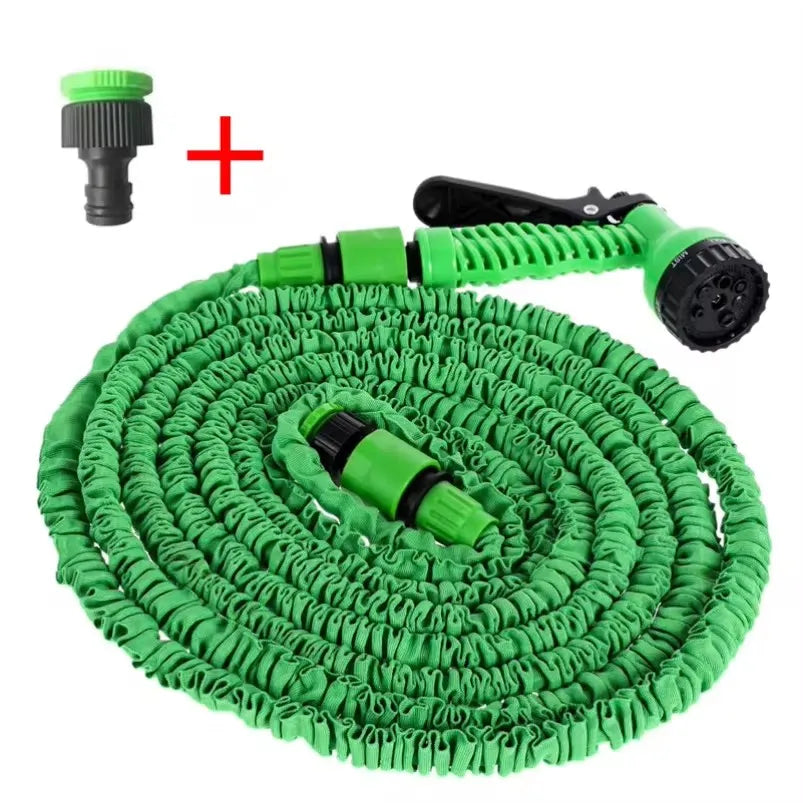 25ft -200ft retractable magic hose, high-pressure car washing device, water gun, household garden watering hose, garden water
