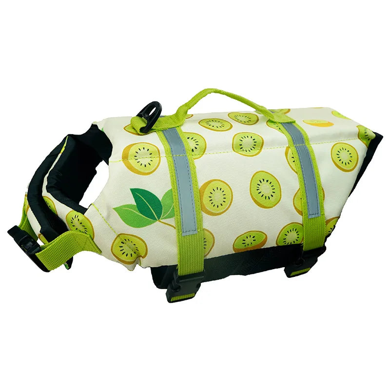Summer Dog Life Jacket Reflective Adjustable Large Dogs Swimwear Safety Vest Surfing Sailboat Enhanced Buoyancy Pet Lifejackets