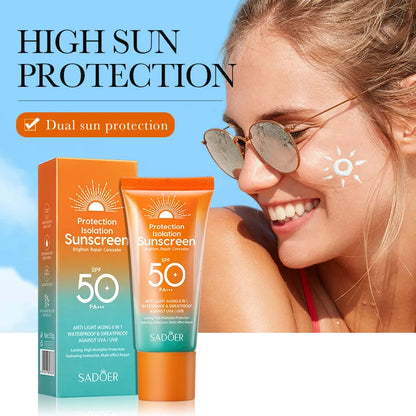 Sunscreen for Face Protector Solar skincare Dual Tube Multi Effect
