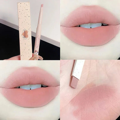 Lipstick Pen Matte Nude Lip Liner Pencil Set Waterproof Lasting Velvet Contouring Lips Makeup Cosmetics
