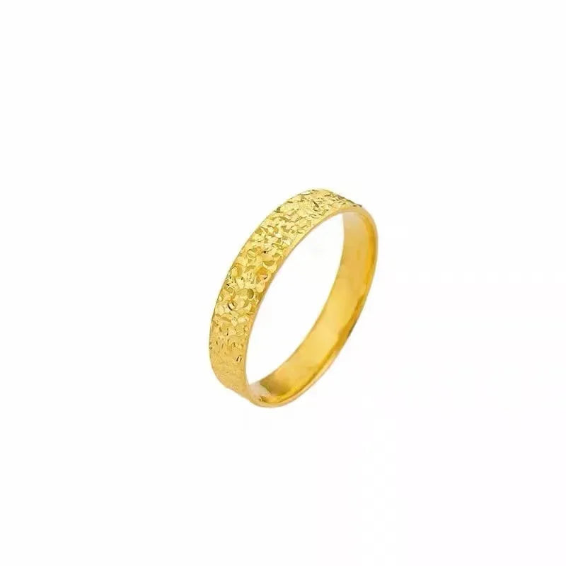 Shining Real 18k Gold Ring for Woman High-quality Luxury AU750 Ring Party Banquet Fine Jewelry